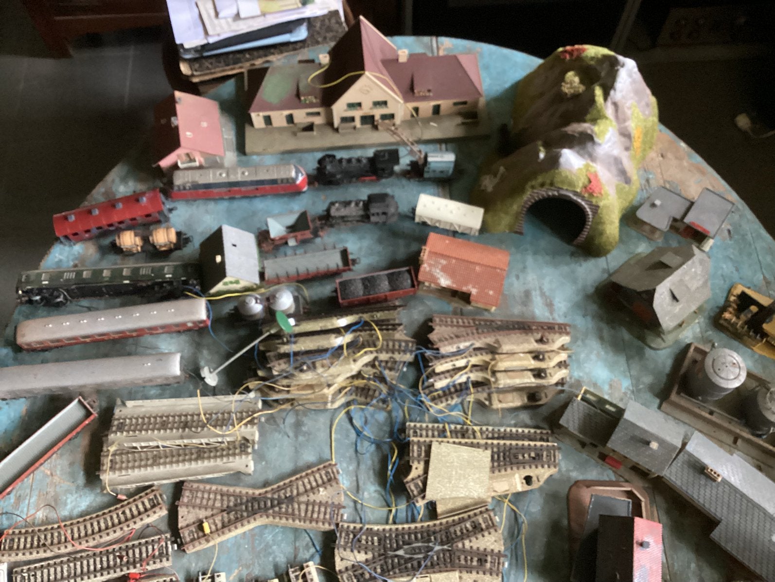 LOT Marklin, Hobby en Vrije tijd, Modeltreinen | Overige schalen, Ophalen, Zo goed als nieuw, Rails