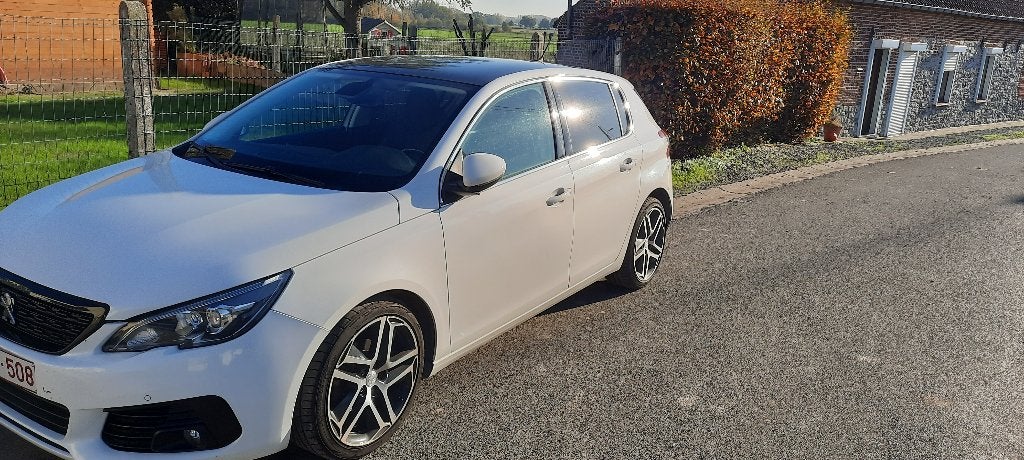 Peugeot 308, Auto's, Peugeot, Stof, Zwart, 1199 cc, Wit