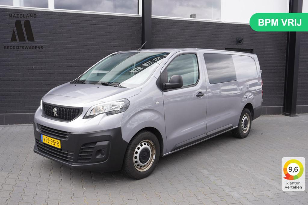 Peugeot Expert 2.0 BlueHDI 145PK L3 Dubbele Cabine Automaat, Parkeersensor, Bedrijf, 198 g/km, Te koop