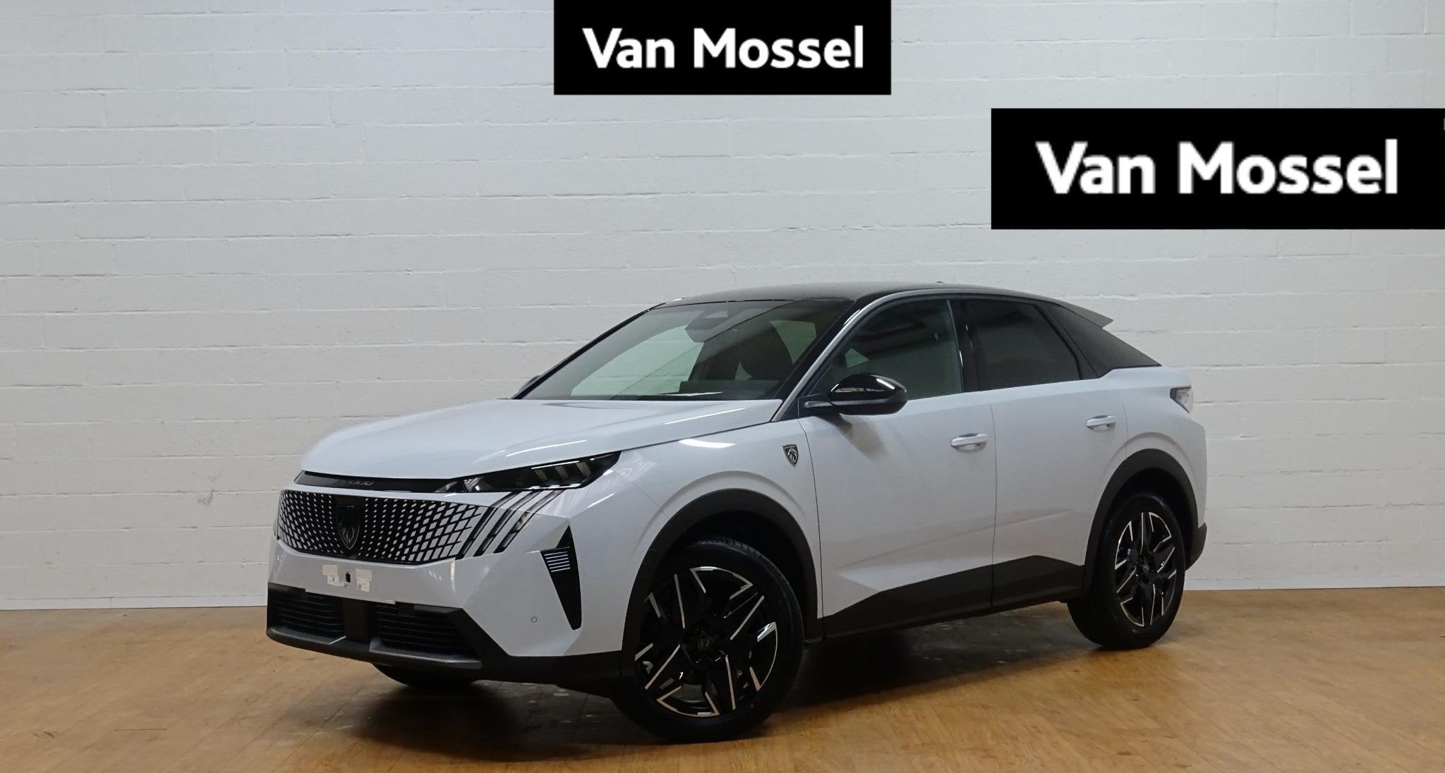 Peugeot 3008 1.2 HYBRID 145 e-DSC6 GT+pano dak, Stof, Gebruikt, 1648 kg, Wit