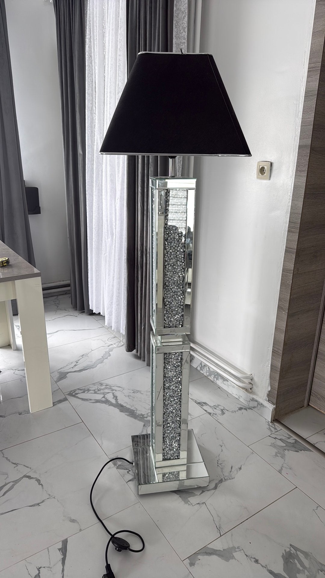 Moderne lamp, Autres culots, Comme neuf, Verre, Enlèvement