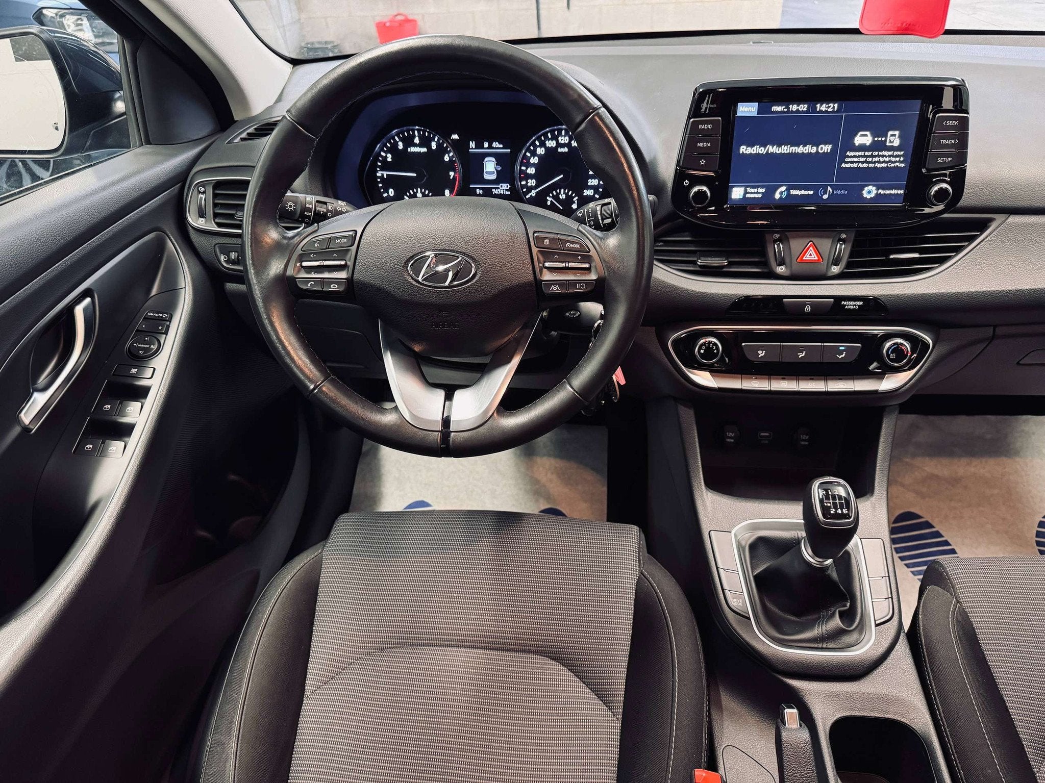 Hyundai i30 i30 hybride, 1er proprio, Garantie 1 an, Auto's, Voorwielaandrijving, Stof, Gebruikt, Euro 6