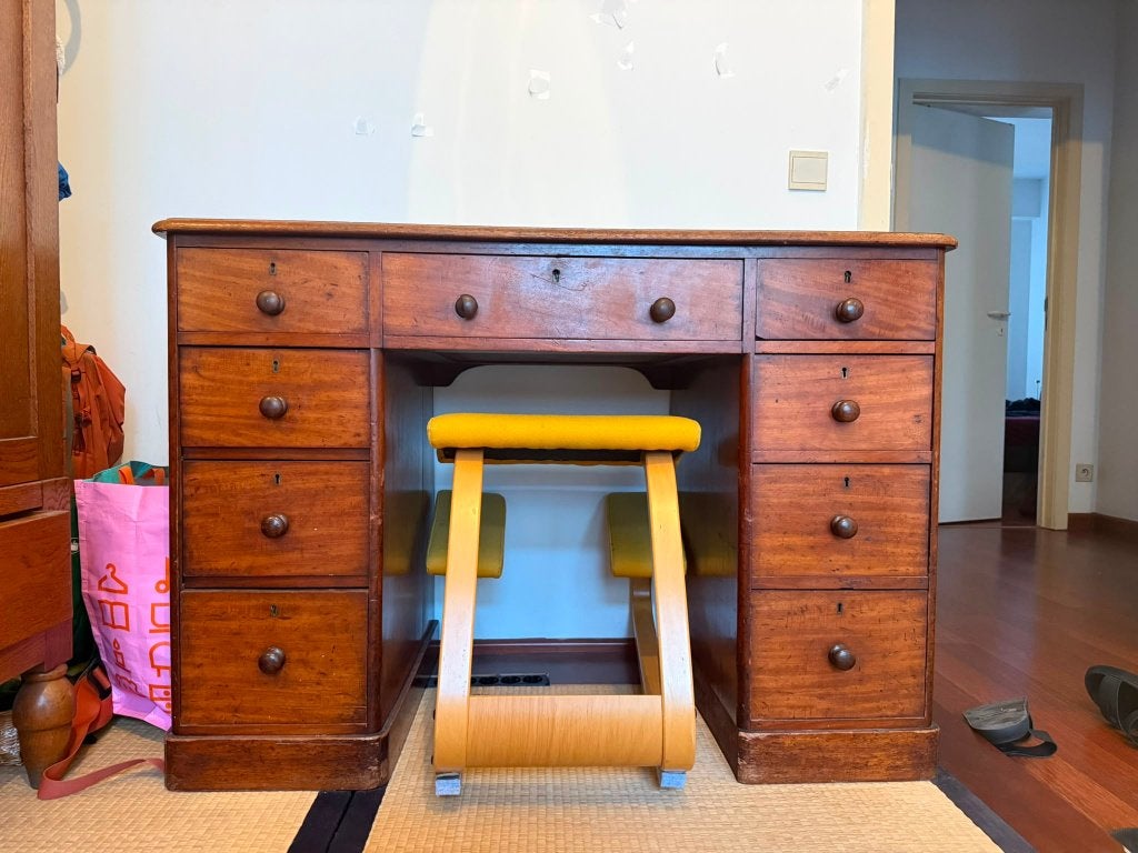 bureau ancien, Maison & Meubles, Bureaux, Autres marques, 120 cm, Utilisé, Bois