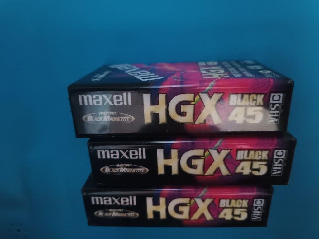 casettes/ lot3x maxell hgx, Cd's en Dvd's, Cassettebandjes, 2 t/m 25 bandjes, Overige genres, Ophalen of Verzenden, Nieuw in verpakking
