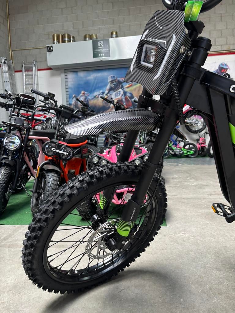 🚀Nieuw OUXI GT2000 GREEN 2000W CROSSFIETS CROSSBIKE FATBIKE, Ophalen of Verzenden, Nieuw, 24 inch of meer, V-brakes