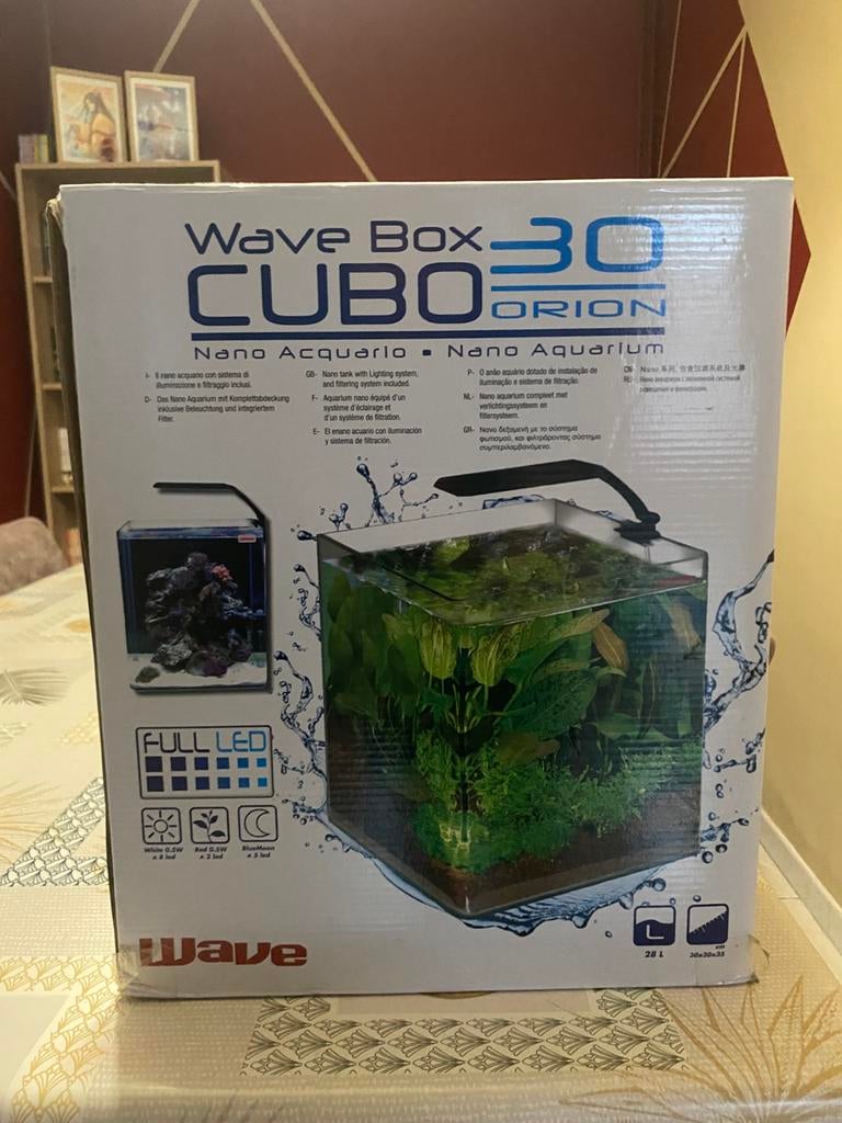 Aquarium 28L, Dieren en Toebehoren, Gebruikt, Overige merken, Leeg aquarium, Ophalen