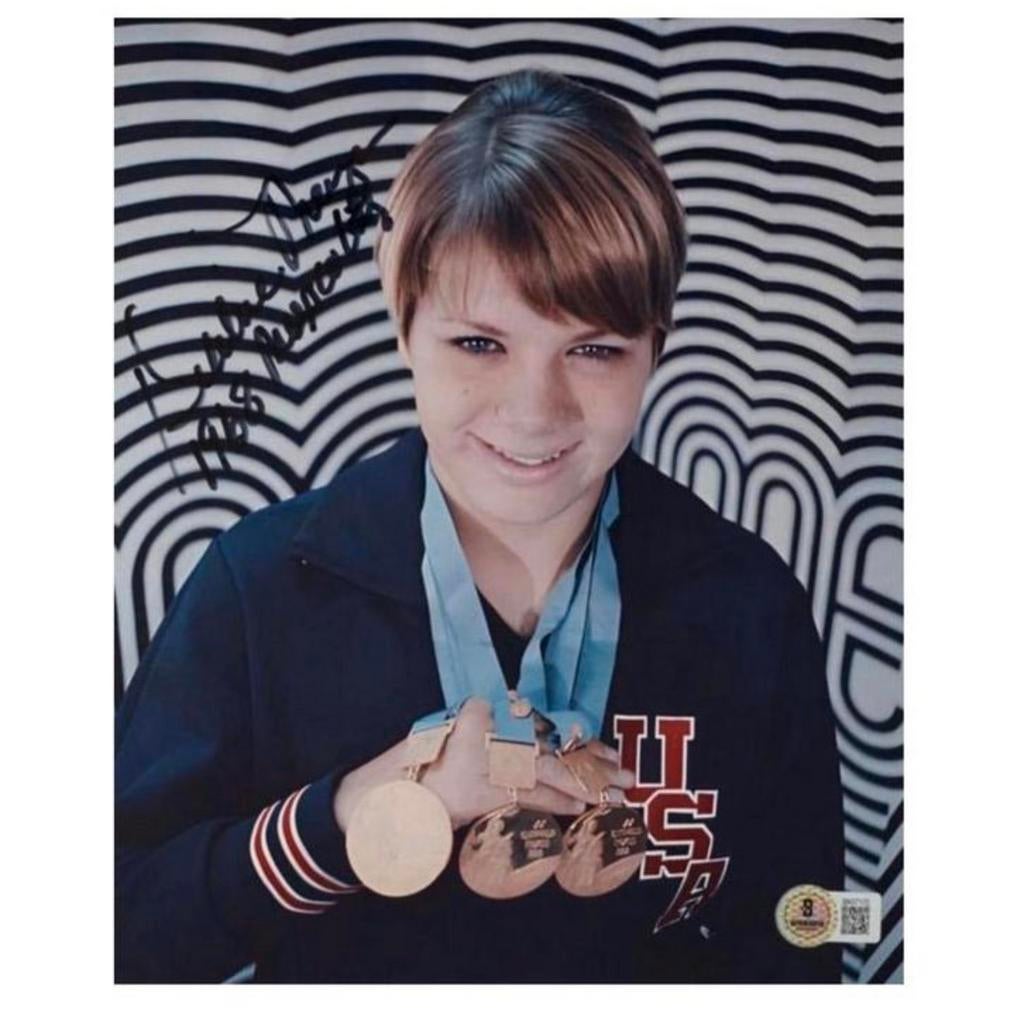 Olympische Spelen Zwemster Debbie Meyer + COA Handtekening, Verzamelen, Muziek, Artiesten en Beroemdheden, Ophalen of Verzenden