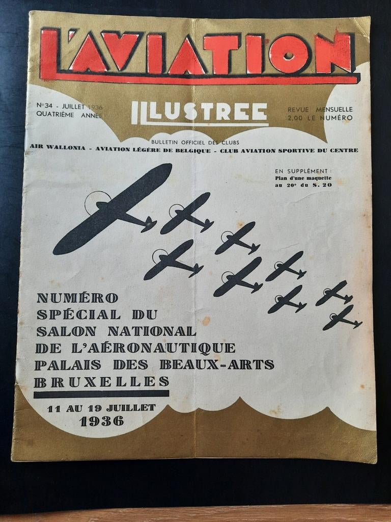 Luchtvaart geïllustreerd juli 1936, Ophalen of Verzenden