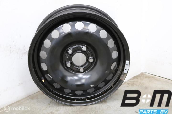 1 losse 15 inch stalen velg VW Polo 2G 2Q0601027, Gebruikt, Velg(en)