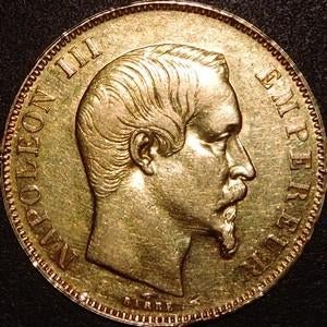 Or - France - 50 Francs - Napoléon III - 1857, Enlèvement ou Envoi, France, Monnaie en vrac, Or