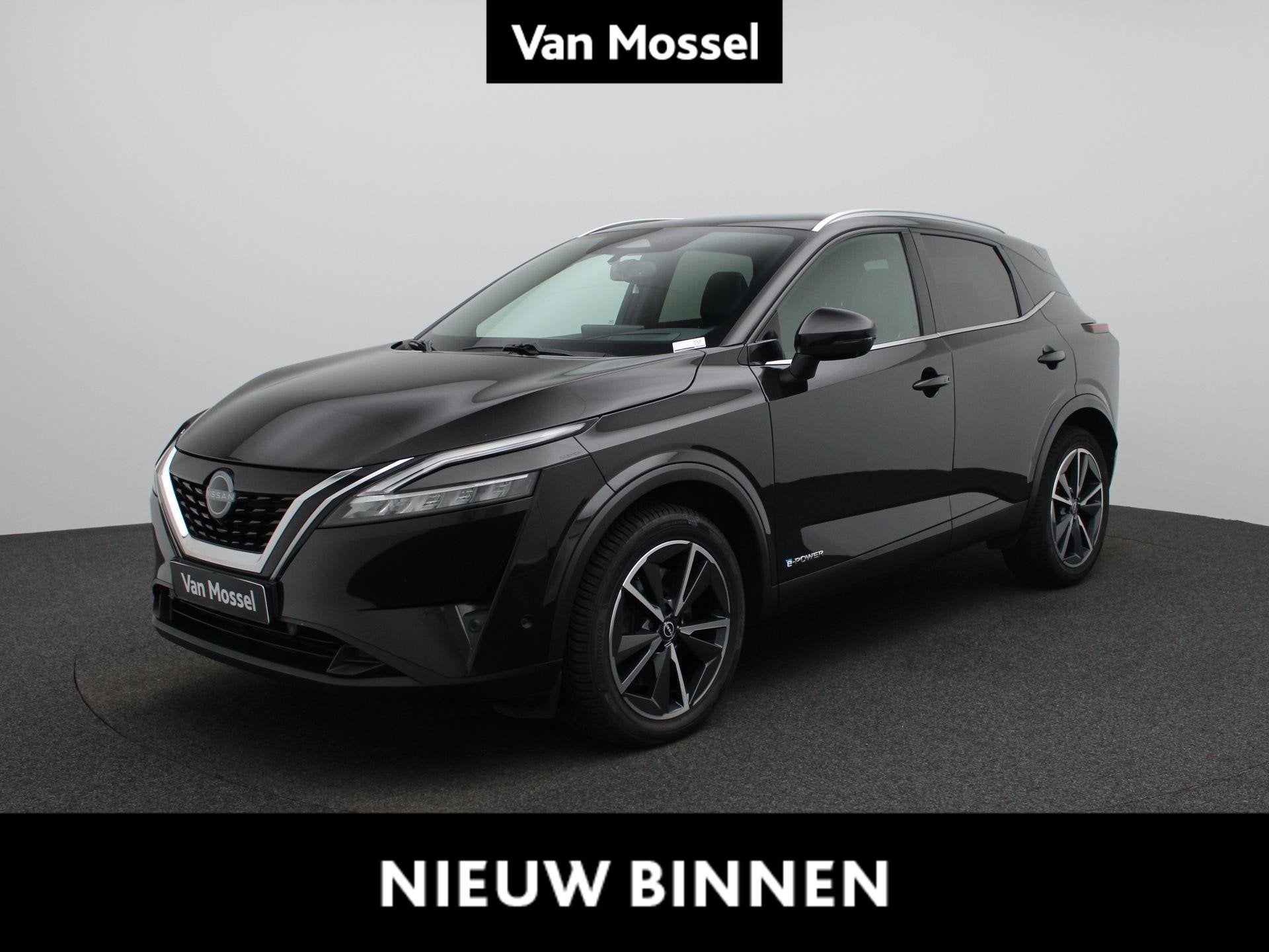 Nissan Qashqai e-POWER Tekna | Camera | PDC V+A | Panodak |, Auto's, 118 g/km, Stof, Gebruikt, Zwart