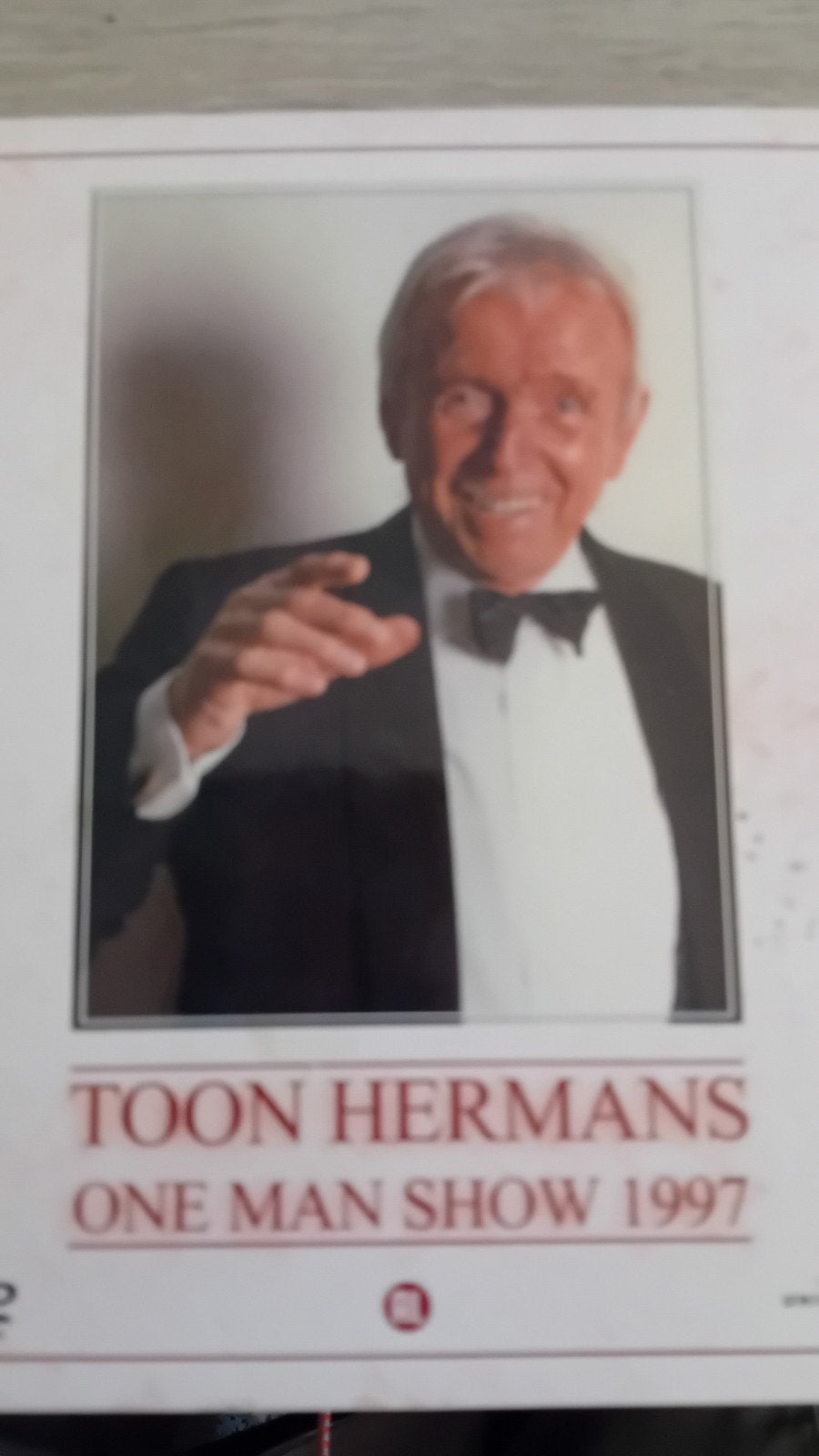 TOON HERMANS ONE MAN SHOW 1997, Cd's en Dvd's, Speciale editie, Nederlands, Toon Hermans, Vanaf 6 jaar