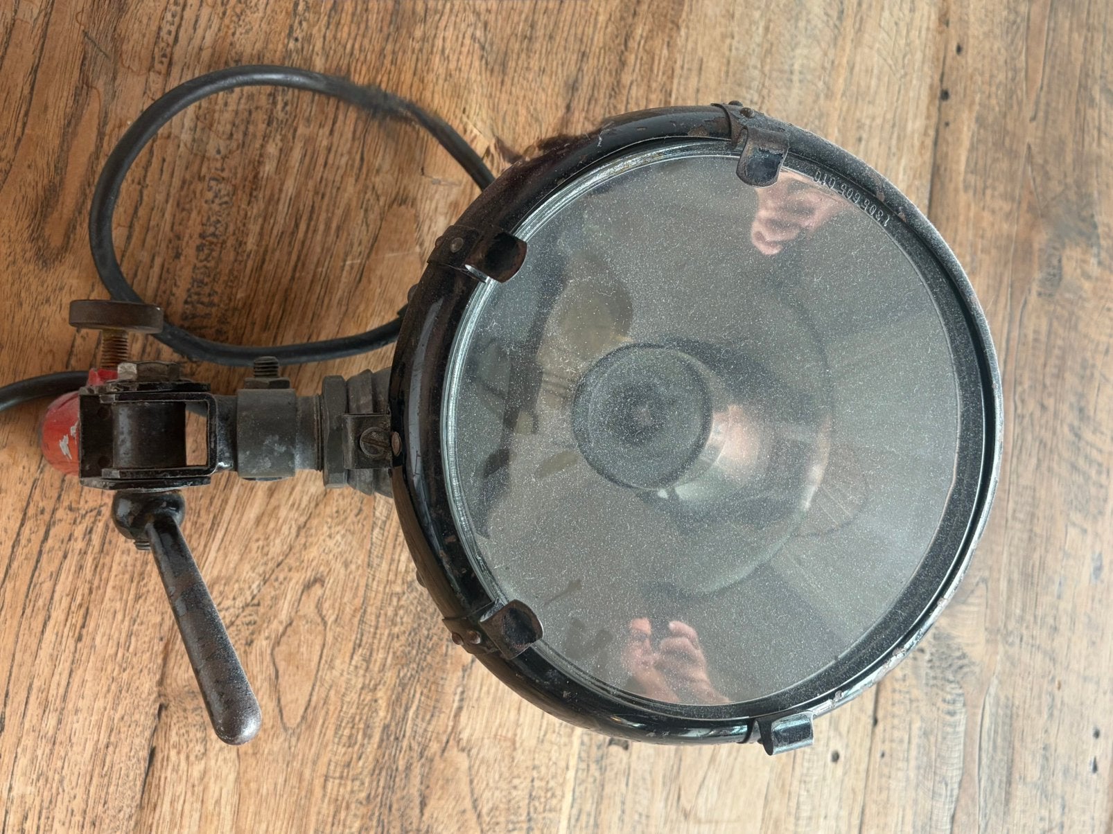 2 x metalen verstraler/zoeklamp, Ophalen, Zo goed als nieuw