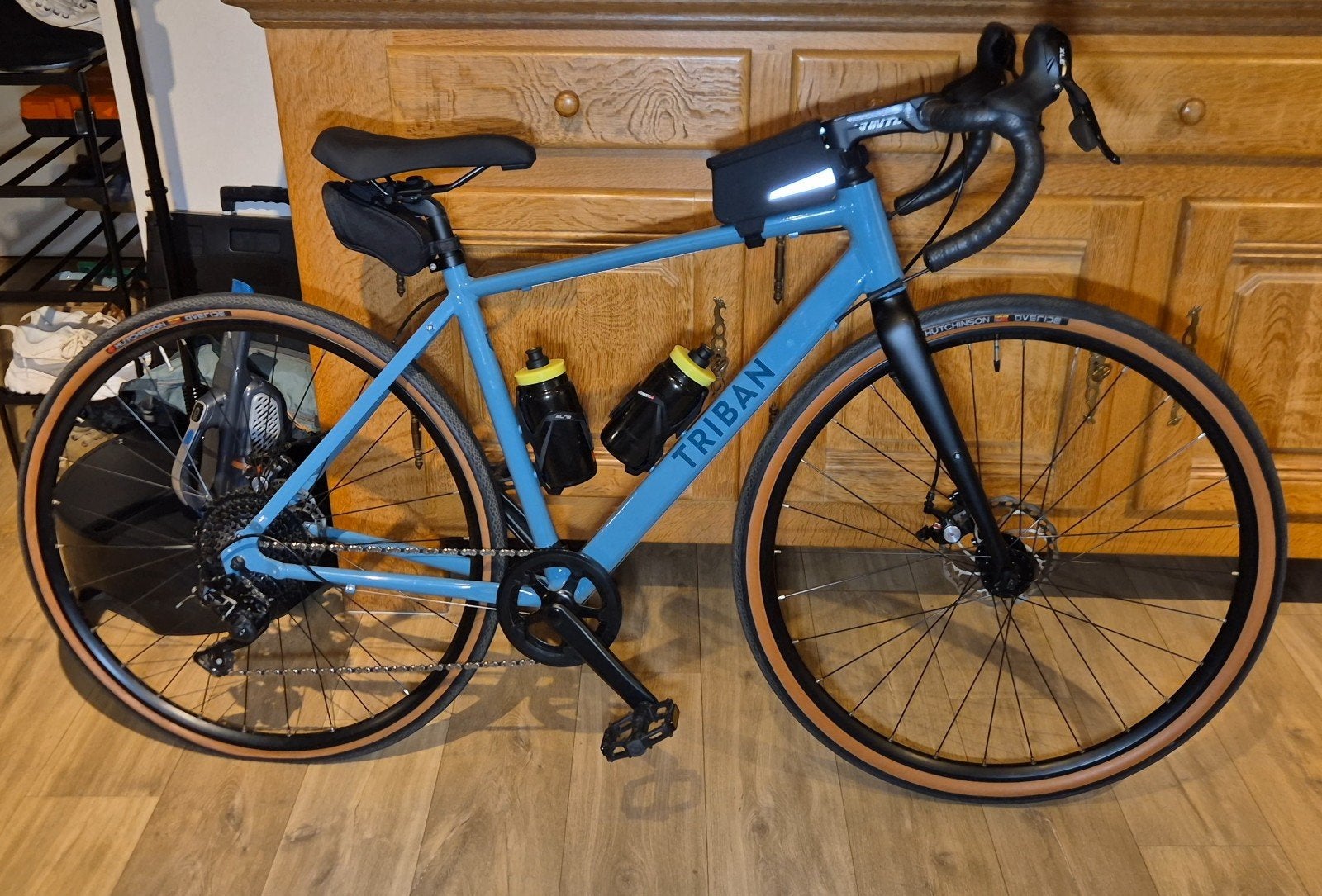 2nd hand decathlon gravel bike for sale size small, Fietsen en Brommers, Minder dan 10 versnellingen, Gebruikt, Heren, Aluminium