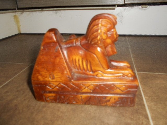 Oud Sphinx beeldje, Ophalen of Verzenden