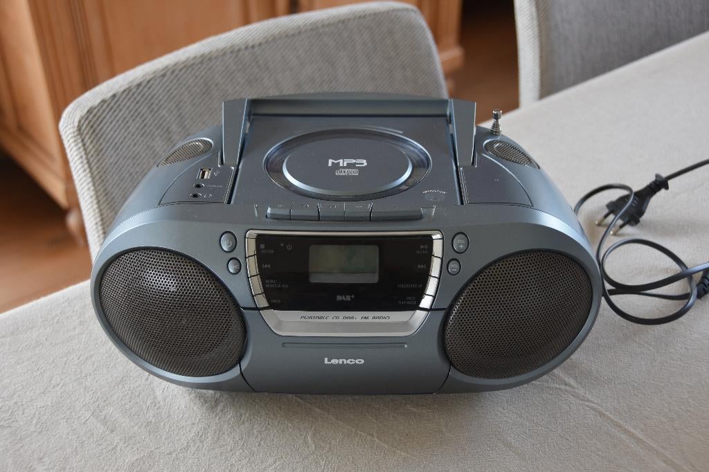 LENCO DAB+ radio-CD-cassette-MP-3 speler, Enlèvement, Utilisé, Autres types