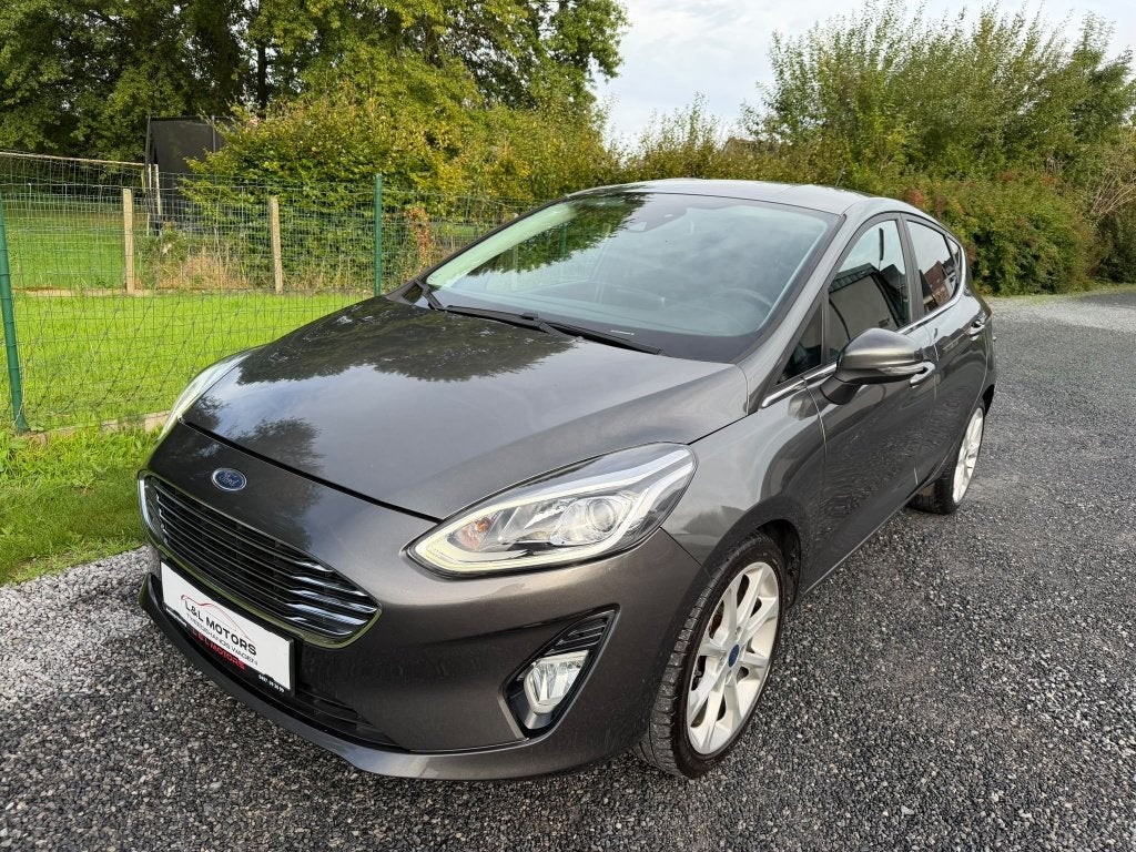 Ford Fiesta 1.0 EcoBoost Titanium*Garantie 12Maand*Euro6D, Autos, Argent ou Gris, Achat, 998 cm³, Euro 6