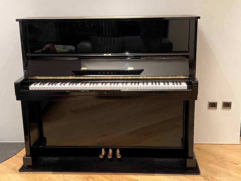 piano + isolatiemat, Ophalen, Zwart, Zo goed als nieuw, Piano