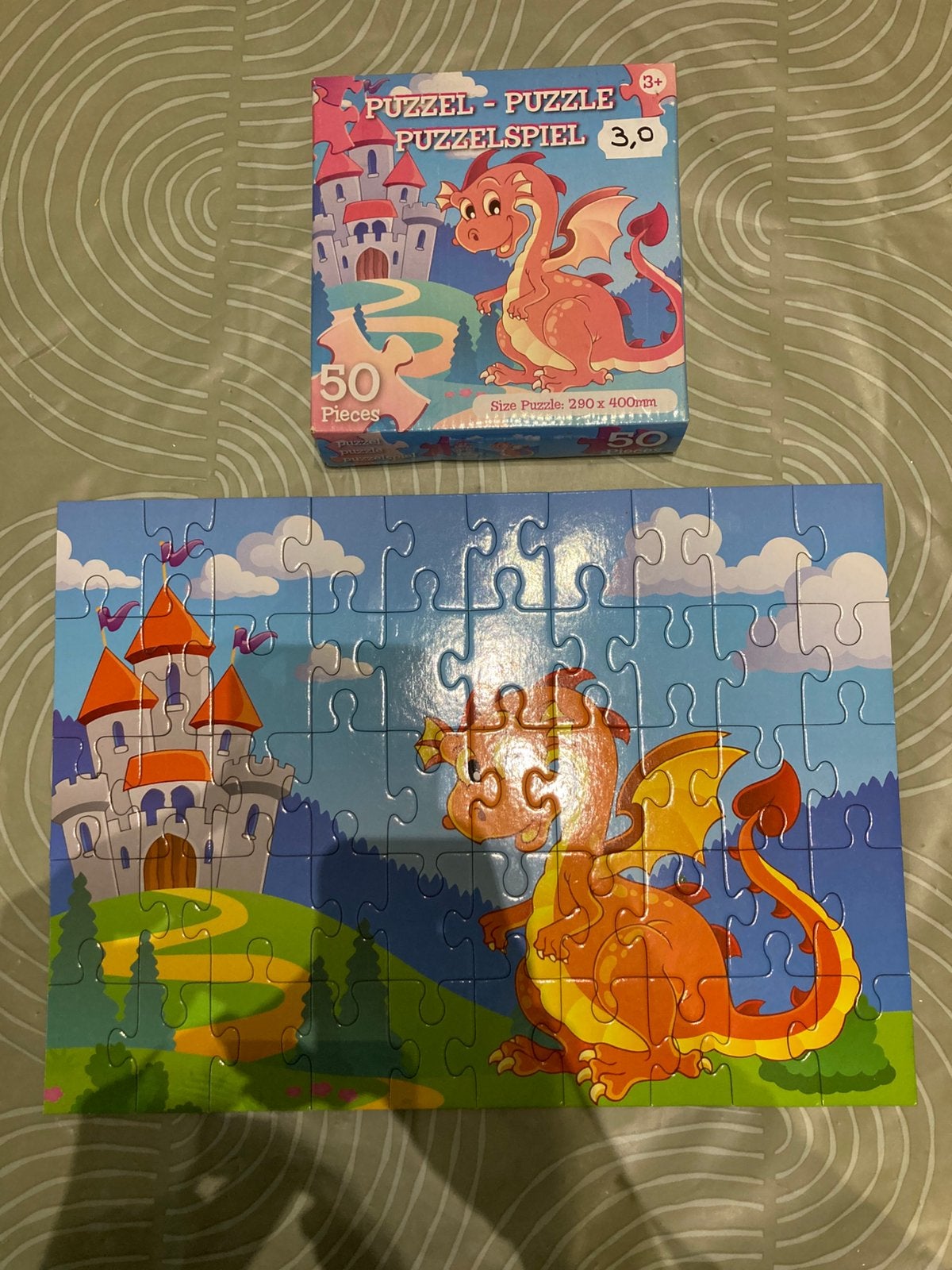 Puzzel 3+ 50 stuks, Ophalen, 10 tot 50 stukjes, Zo goed als nieuw, 2 tot 4 jaar