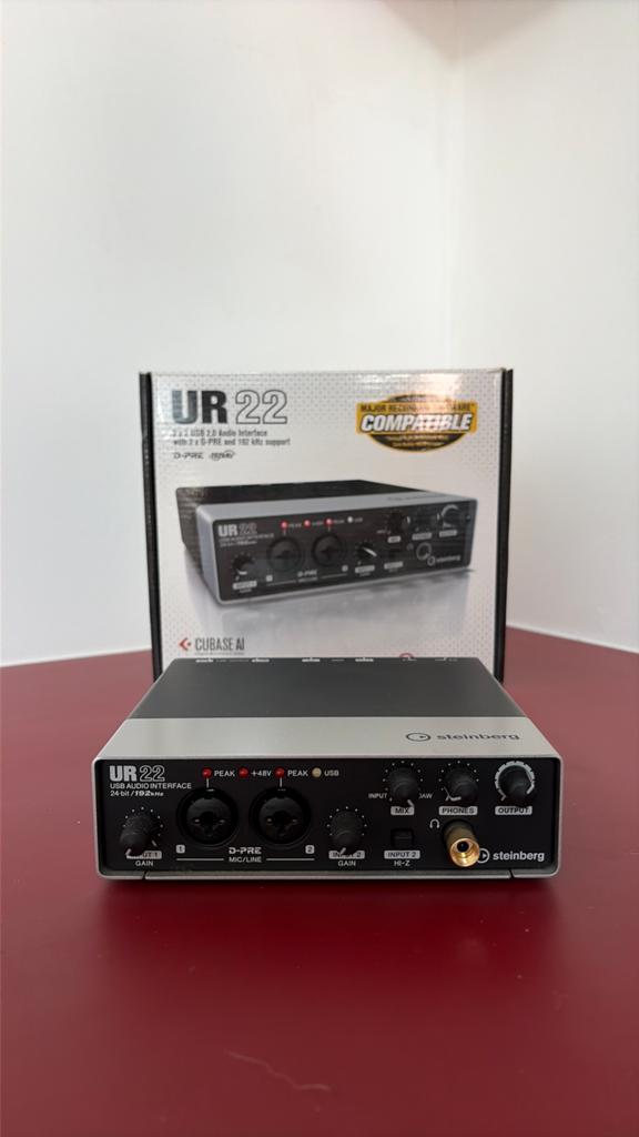 Steinberg UR22 USB audio interface + originele doos, Enlèvement, Comme neuf