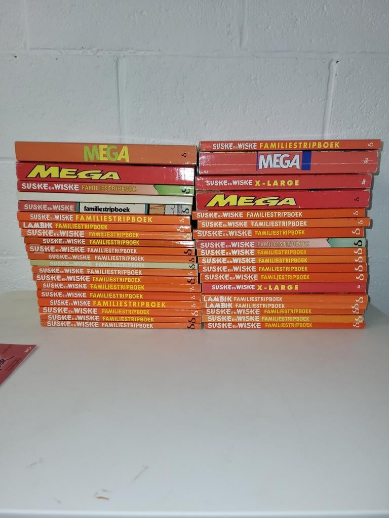 Suske en Wiske Mega Familie stripboeken 38stuks, Ophalen