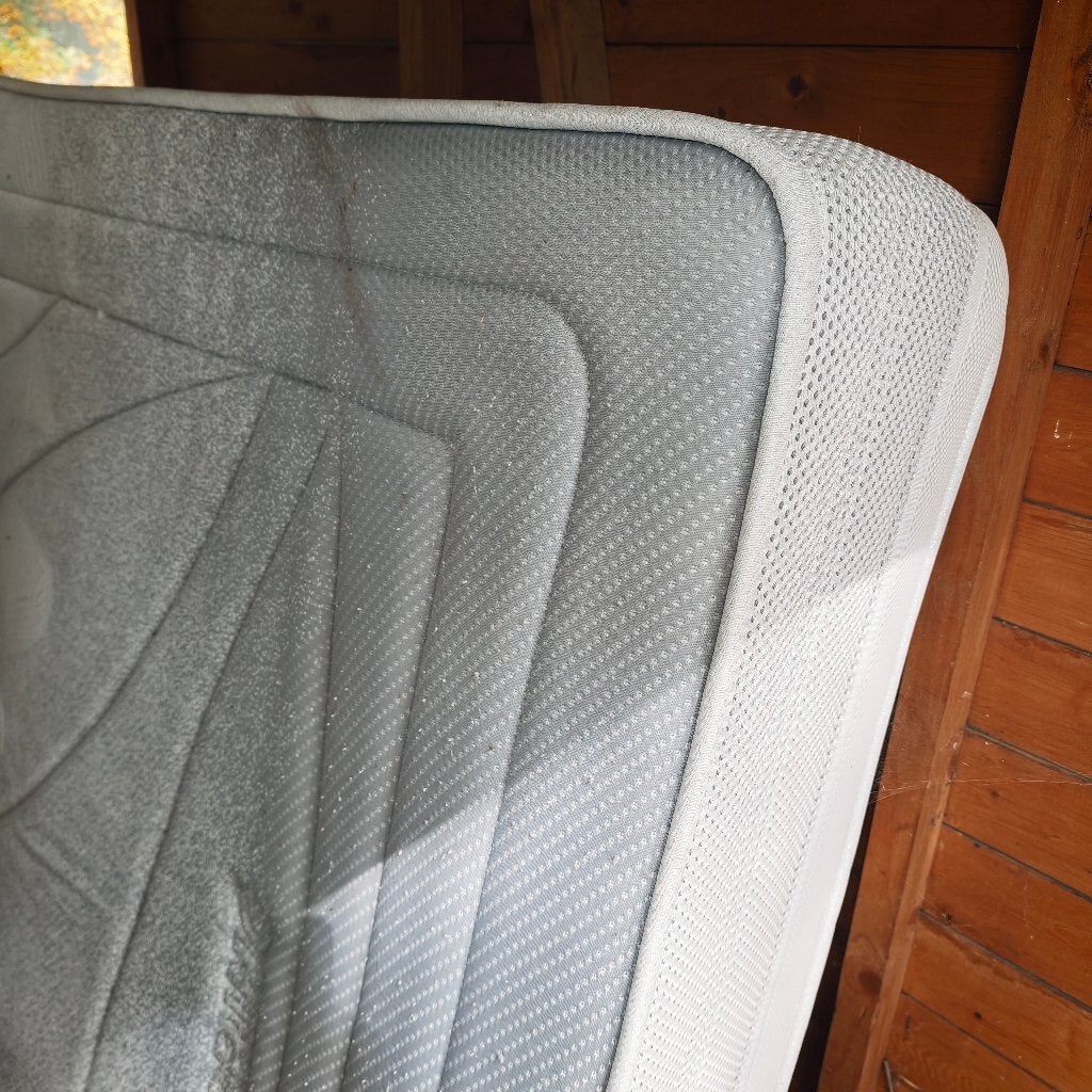 2 persoons bed, Huis en Inrichting, Ophalen, Gebruikt, Zwart, Tweepersoons