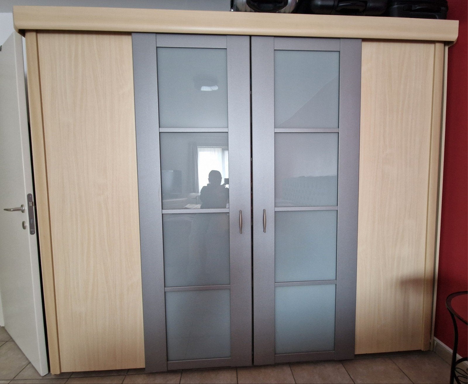 Kleerkast 250x200x60, Antiek en Kunst, Antiek | Meubels | Kasten, Ophalen