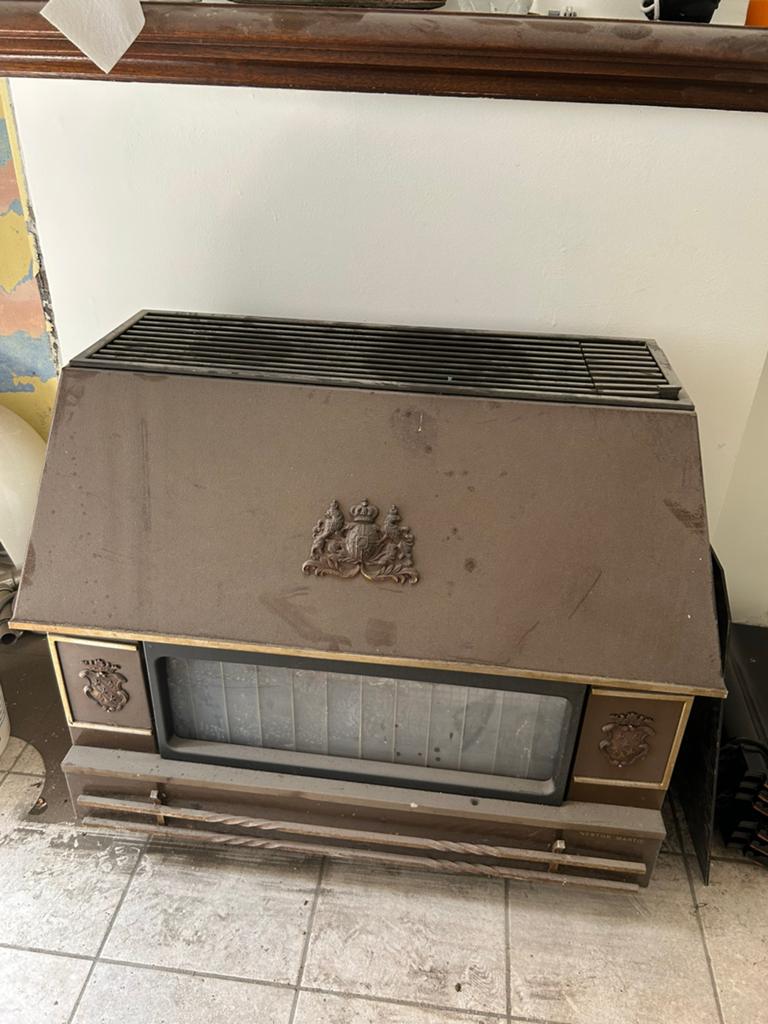 Poele gaz Jotul-Martin, Enlèvement, Utilisé, Gaz