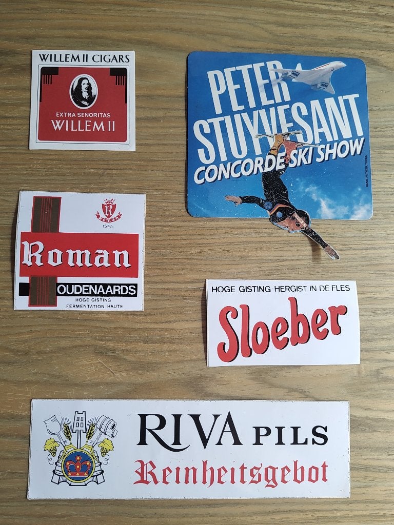 Vintage stickers #3, Verzamelen, Stickers, Ophalen, Zo goed als nieuw