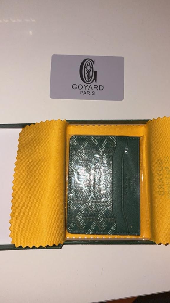 Goyard portomonée, Autres marques, Cuir, Comme neuf, Vert