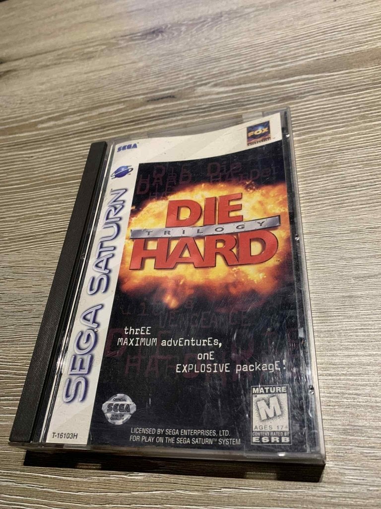 Die Hard Trilogy (USA) Sega Saturn, Ophalen of Verzenden, Gebruikt