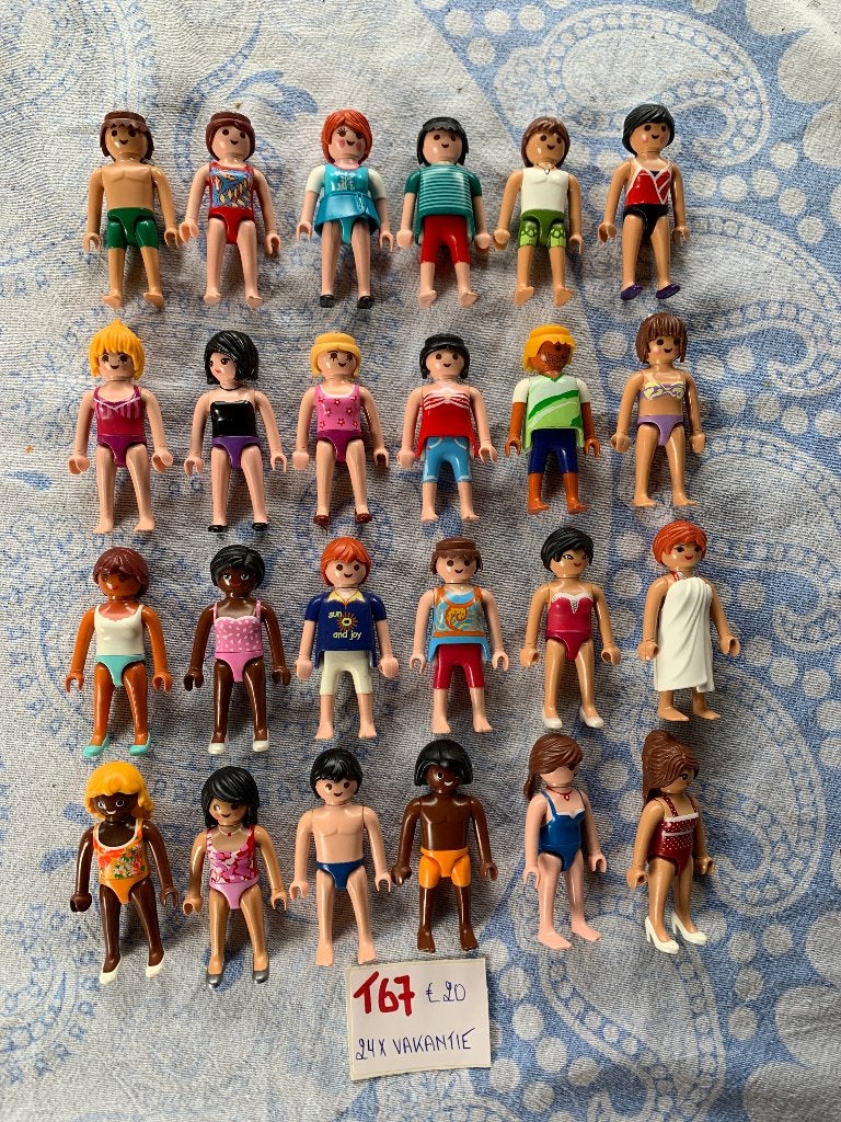 PLAYMOBIL: T67: 24 VAKANTIEFIGUREN, Enfants & Bébés, Jouets | Playmobil, Enlèvement ou Envoi, Comme neuf, Summer fun, Figurines