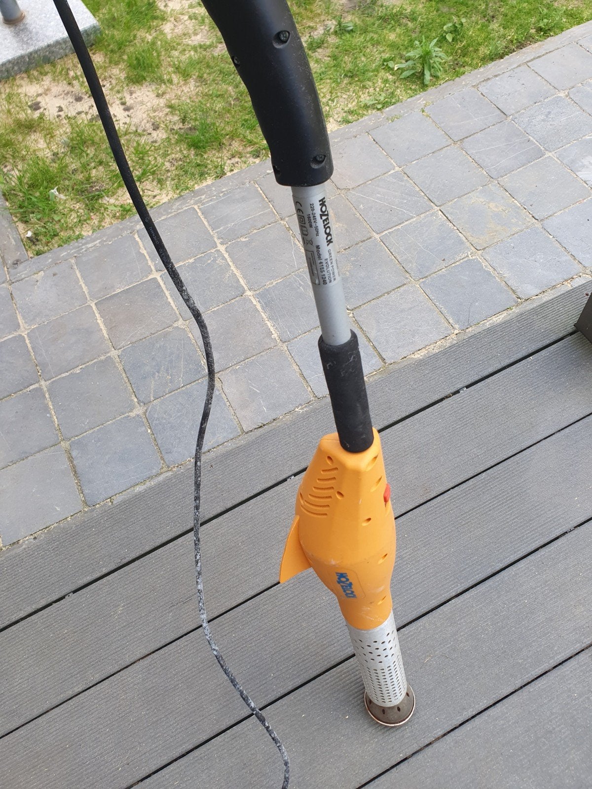 Onkruidbrander elektrisch., Ophalen