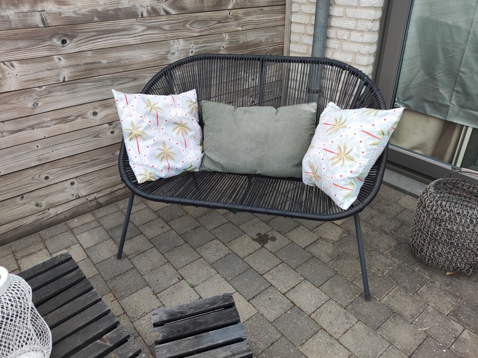 Acapulco lounge tweezit, Tuin en Terras, Tuinsets en Loungesets, Kunststof, Zo goed als nieuw, Loungeset, Bank