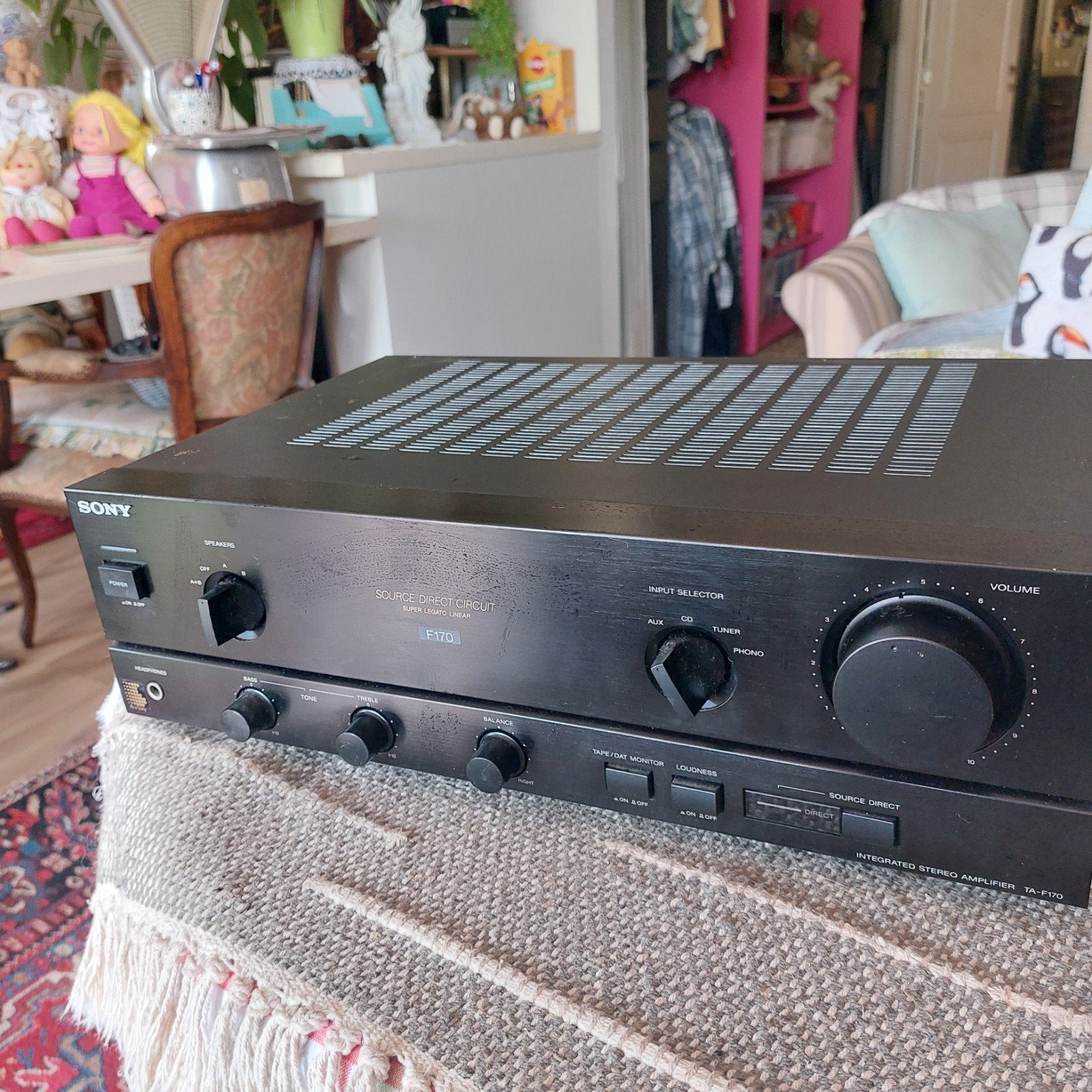 Versterker sony ta.f170, Audio, Tv en Foto, Versterkers en Ontvangers, Ophalen, Sony