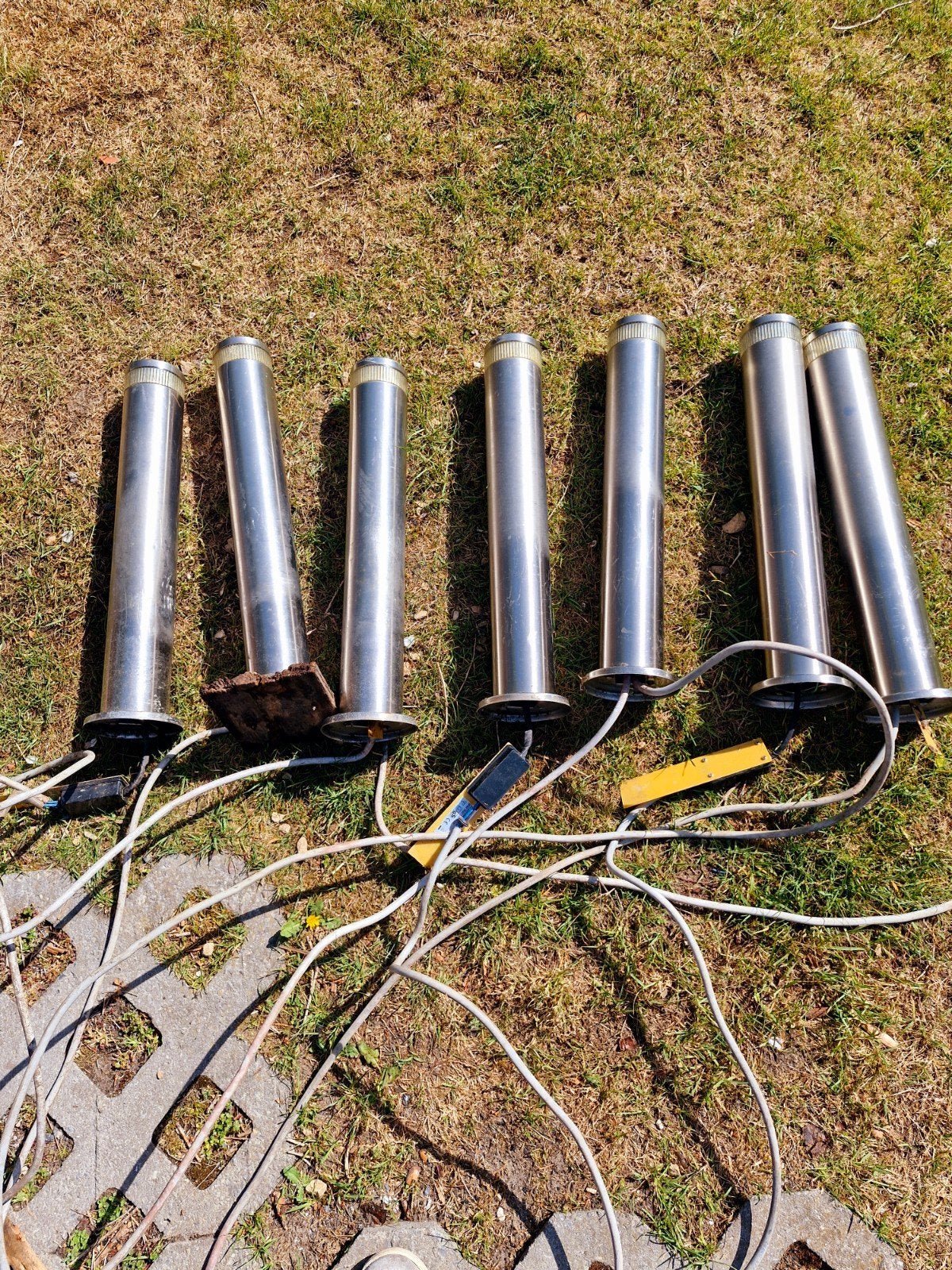 Tuinlampen 7 stuks ., Ophalen