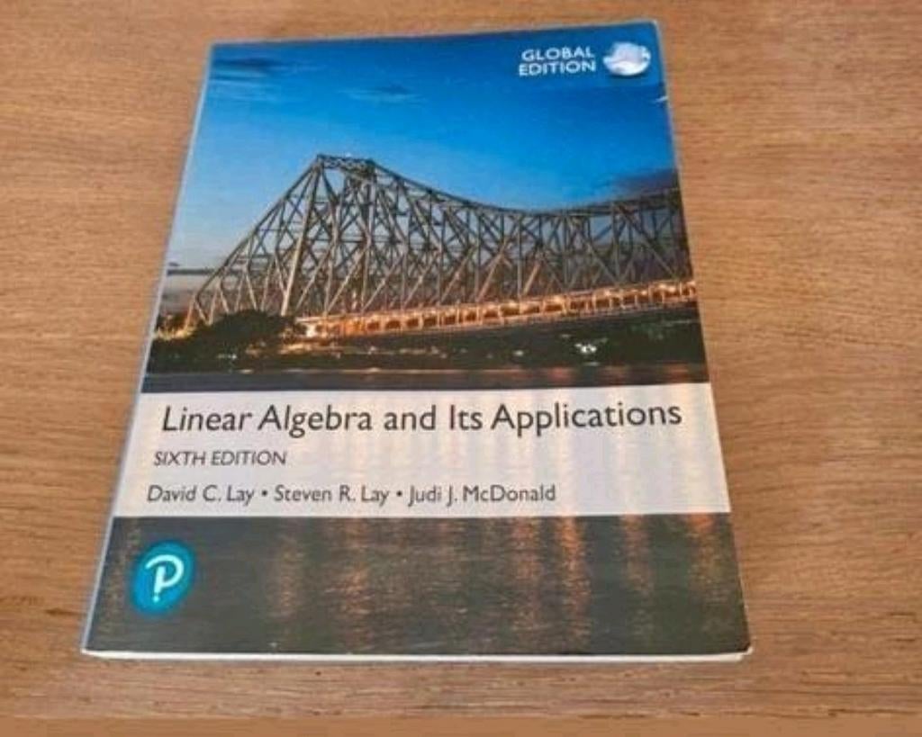 Linear Algebra and its Applications global edition 6, Boeken, Studieboeken en Cursussen, Zo goed als nieuw, Hoger Onderwijs, Ophalen of Verzenden