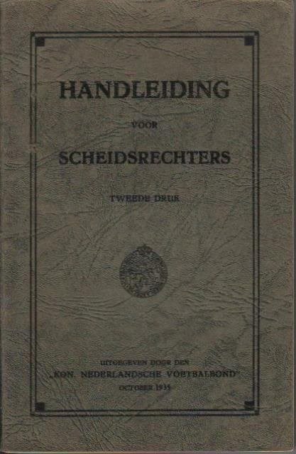 (sp64) Handleiding voor scheidsrechters, 1935, Verzenden, Gelezen