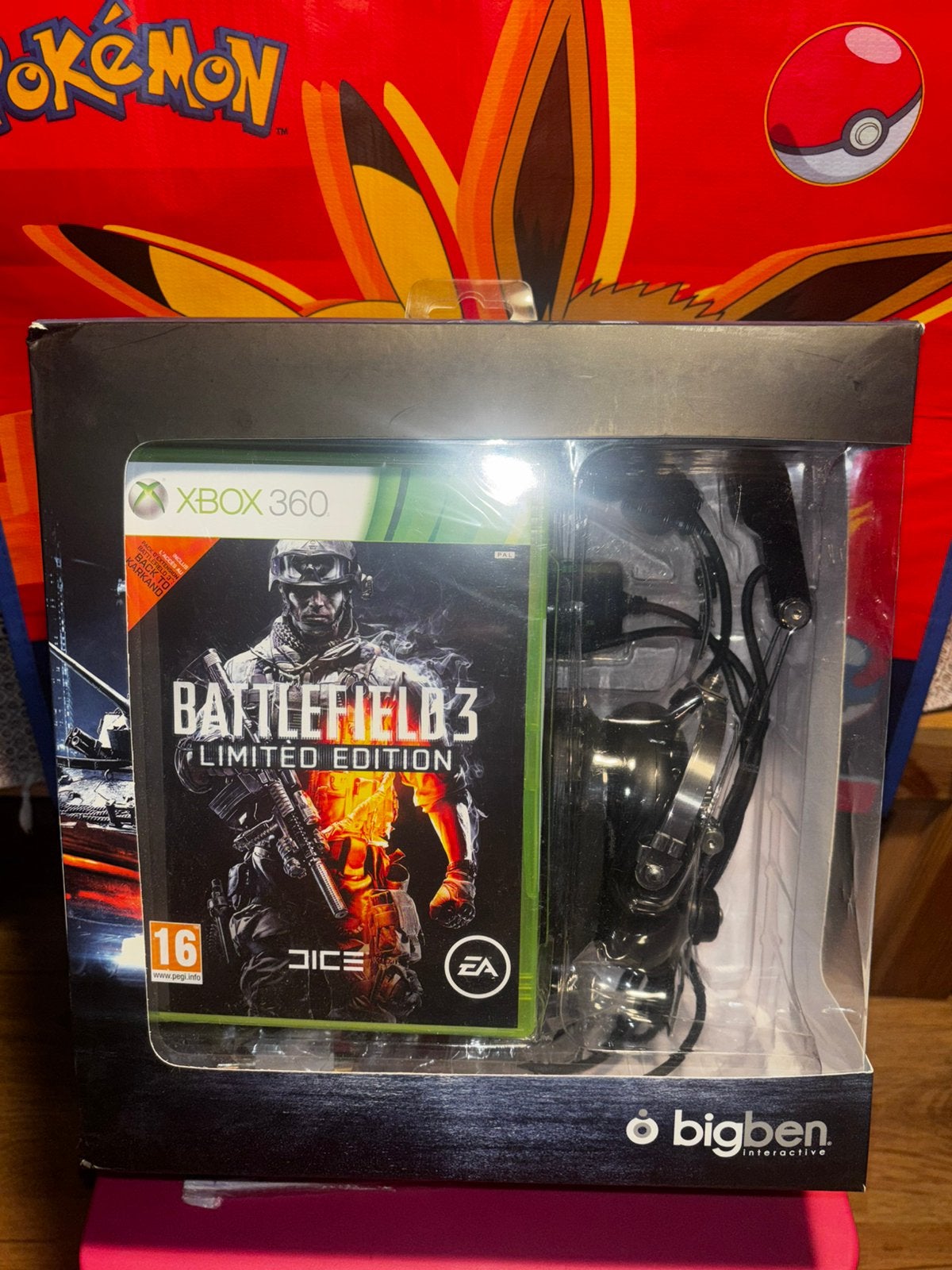 Bigben + Battlefield 3 Xbox 360  -game- en headsetpakket, Ophalen of Verzenden, Nieuw