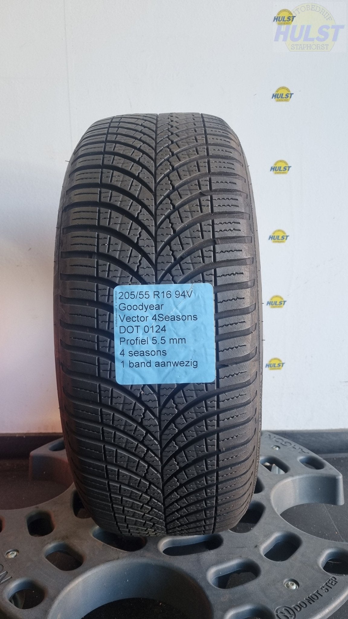 Goodyear 4 seasons band 205/55 R16, Ophalen, Gebruikt, -, 205 mm