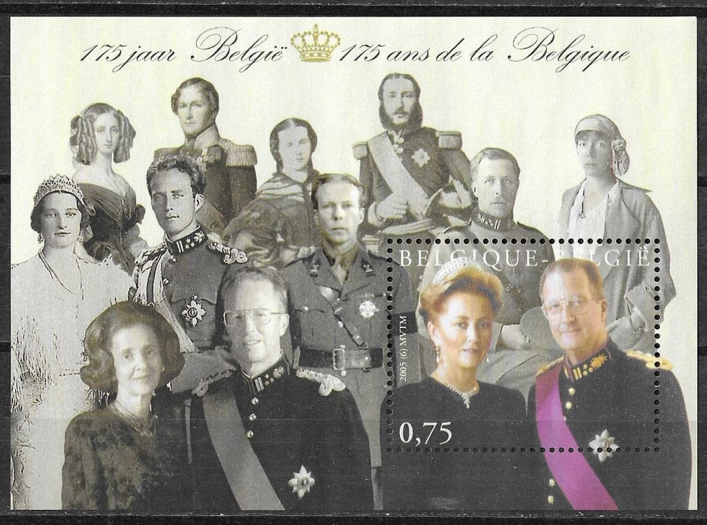 Belgique OPC BL118 175 ans de dynastie **, Neuf, Enlèvement ou Envoi, Non oblitéré, Maison royale