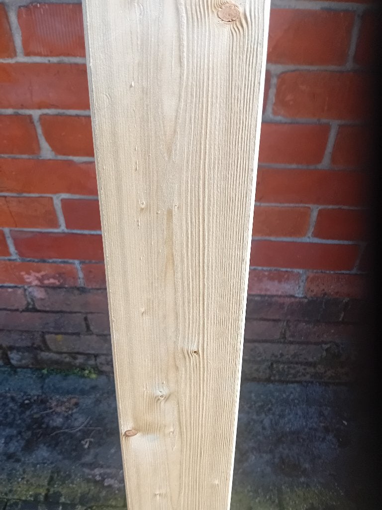 Planken geschaafd vuren groen geimpregneerd, Minder dan 25 mm, Nieuw, Plank, 300 cm of meer