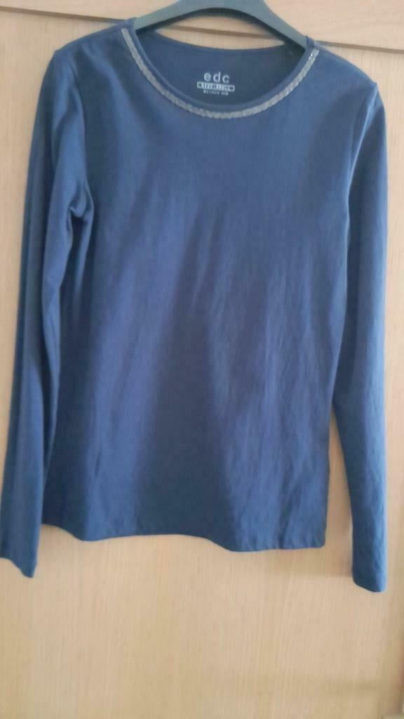 Longsleeve Esprit, nieuw. Maat S, Ophalen, Blauw, Nieuw, Lange mouw