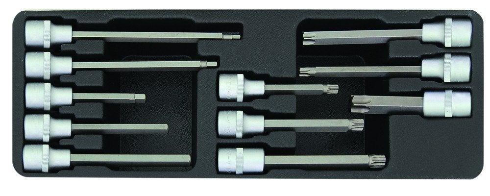 Torx spline en inbusdoppenset 1/2" 11 dlg, Verzenden