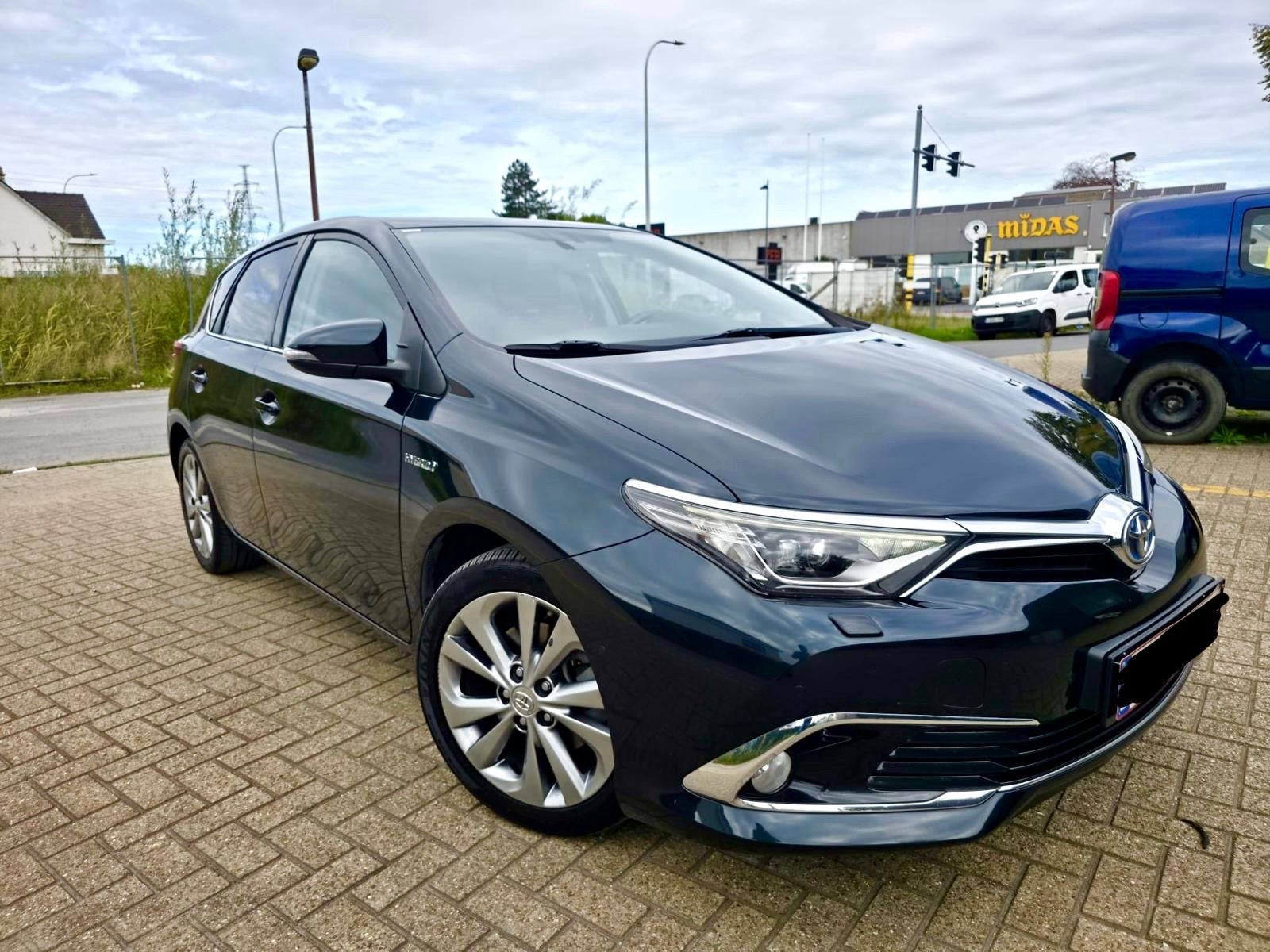 Toyota Auris/Benzine-Hybrid/Euro6b/140000km, Euro 6, Leder en Stof, Navigatiesysteem, Bedrijf