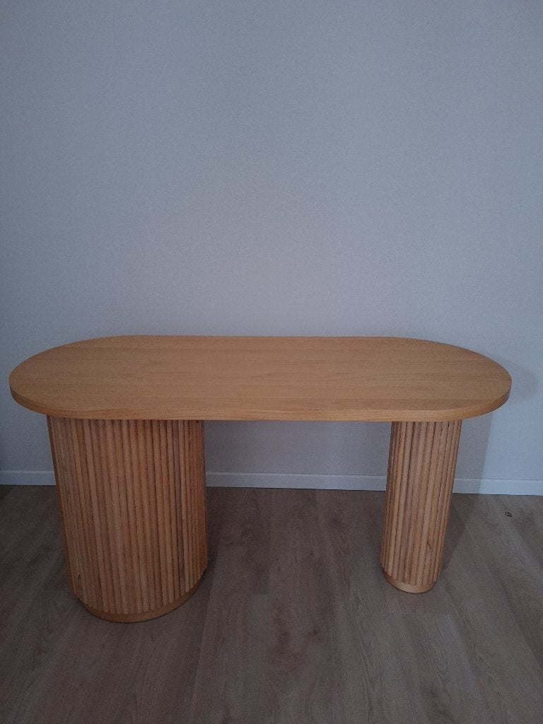 Bureau design en excellent état acheté sur La Redoute – 350€, Huis en Inrichting, Bureaus, Ophalen, Met lades, 60 cm, Zo goed als nieuw
