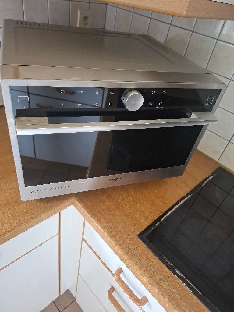 Whirlpool vrijstaande magnetron: kleur rvs - MWP 3391 SX, Ophalen, Crisp