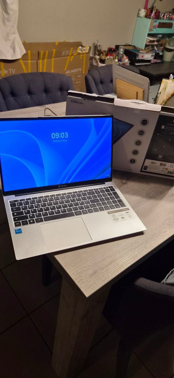 Ordinateur portable Danew Dbook 175 (17,3 pouces), tout neuf, Informatique & Logiciels, Neuf, Enlèvement ou Envoi, 8 GB, 512 GB
