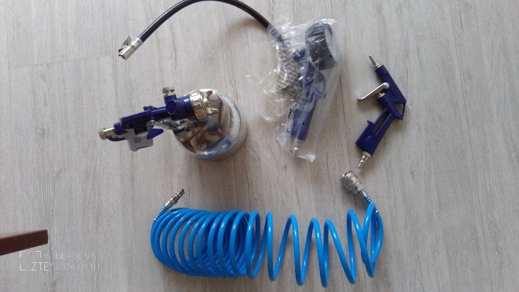 Set d'accessoires Airpress neuf 7 pièces, Bricolage & Construction, Compresseurs, Neuf, 6 à 10 bars, Enlèvement ou Envoi