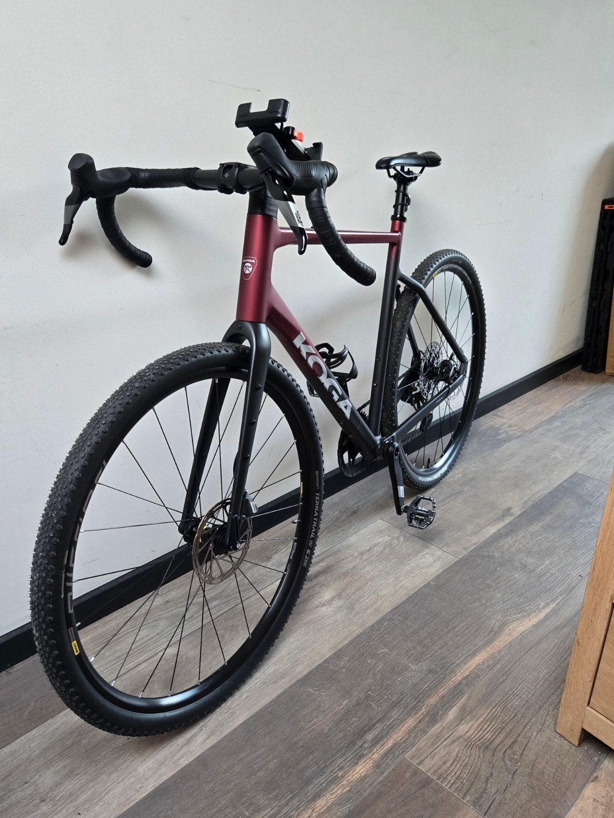 gloednieuwe.  KOGA  Colmaro allroad gravelbike, Ophalen